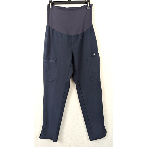 Figs Technical Collection Maternity sz XS/P Scrub Pants blue cargo 0559 - Picture 1 of 7